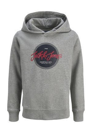 JURBAN - Sweat à capuche - light grey melange