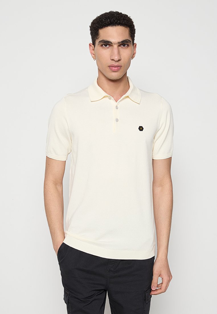 NO EXCESS Poloshirt crème