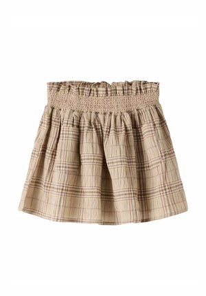 A-lijn rok - oxford tan