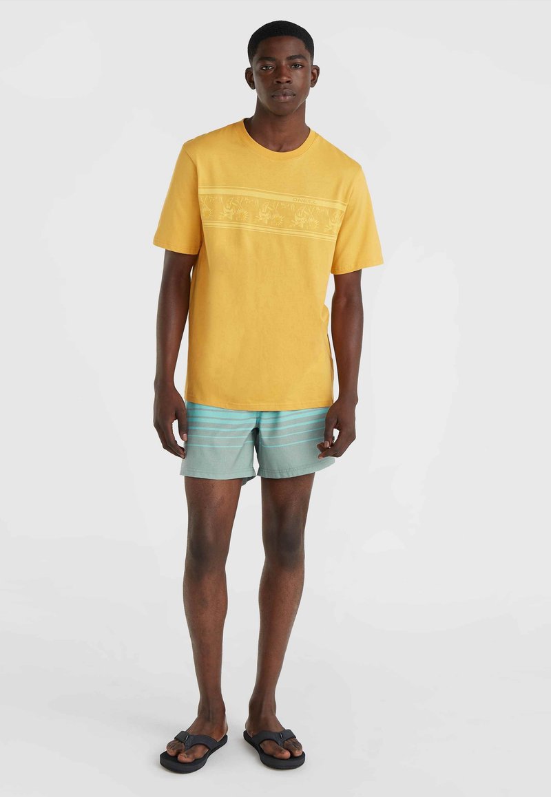 O’Neill T-shirt print geel