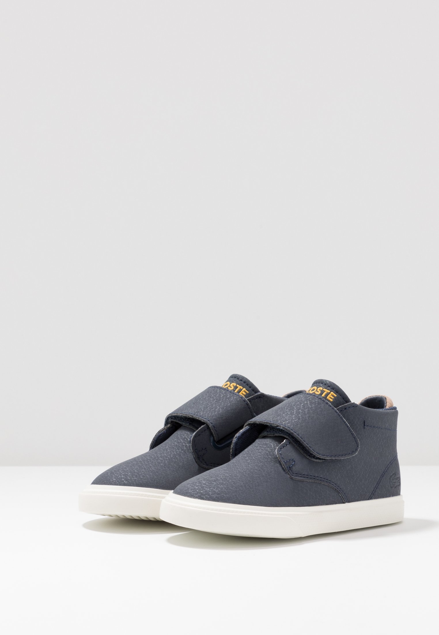 lacoste navy esparre chukka trainers