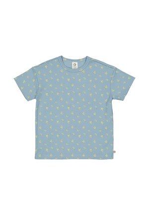 Print T-shirt - ocean corn night blue