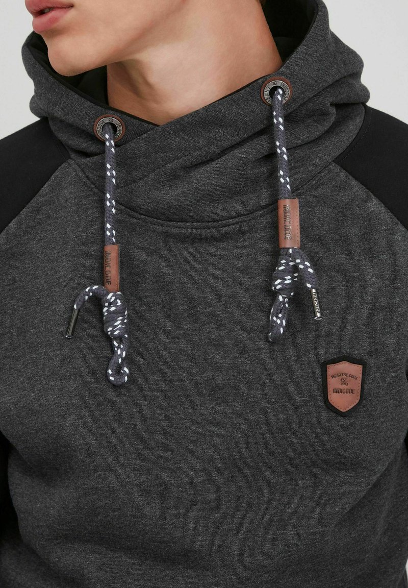 Herren Kapuzenpullover | INDICODE JEANS IDTONEY Kapuzenpullover charcoal mix/grau-meliert - GG67009 Herren Kapuzenpullover | INDICODE JEANS IDTONEY Kapuzenpullover charcoal mix/grau-meliert - GG67009