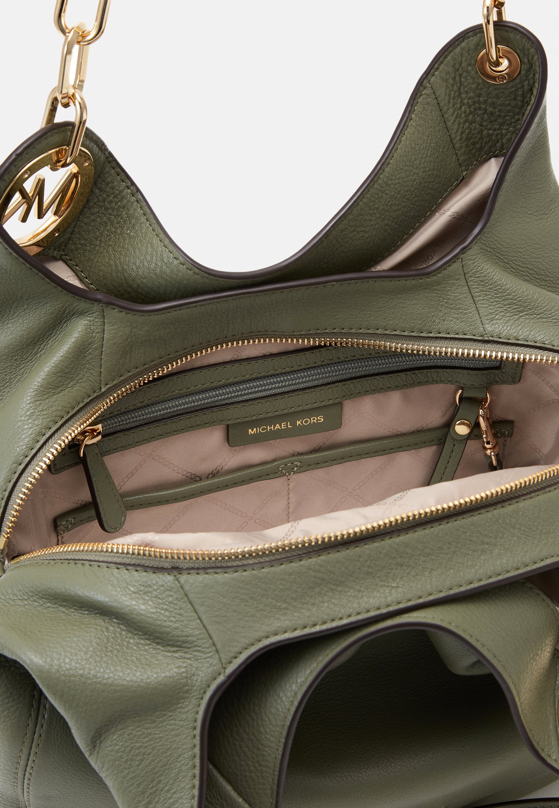 michael kors khaki purse