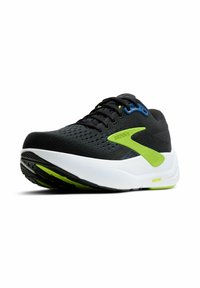 Brooks GHOST MAX 3 - Scarpe da corsa su strada - black/navy/acid lime