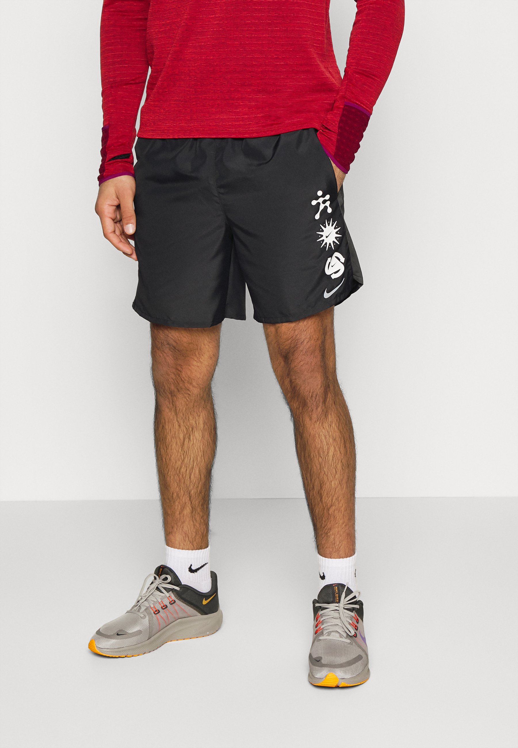 Nike Performance Pantaloncini sportivi - black/anthracite/white/nero -  Zalando.it