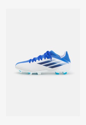 X SPEEDFLOW.3 FG - Fußballschuh Nocken - footwear white/legacy indigo/hi-res blue