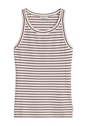 Marc O'Polo DENIM, TOP, SLL, RIB, SLIM FIT, YD STRIPES - Top - offwhite