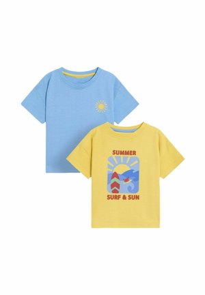 2-PACK GRAPHIC - T-shirt print - yellow surf sun