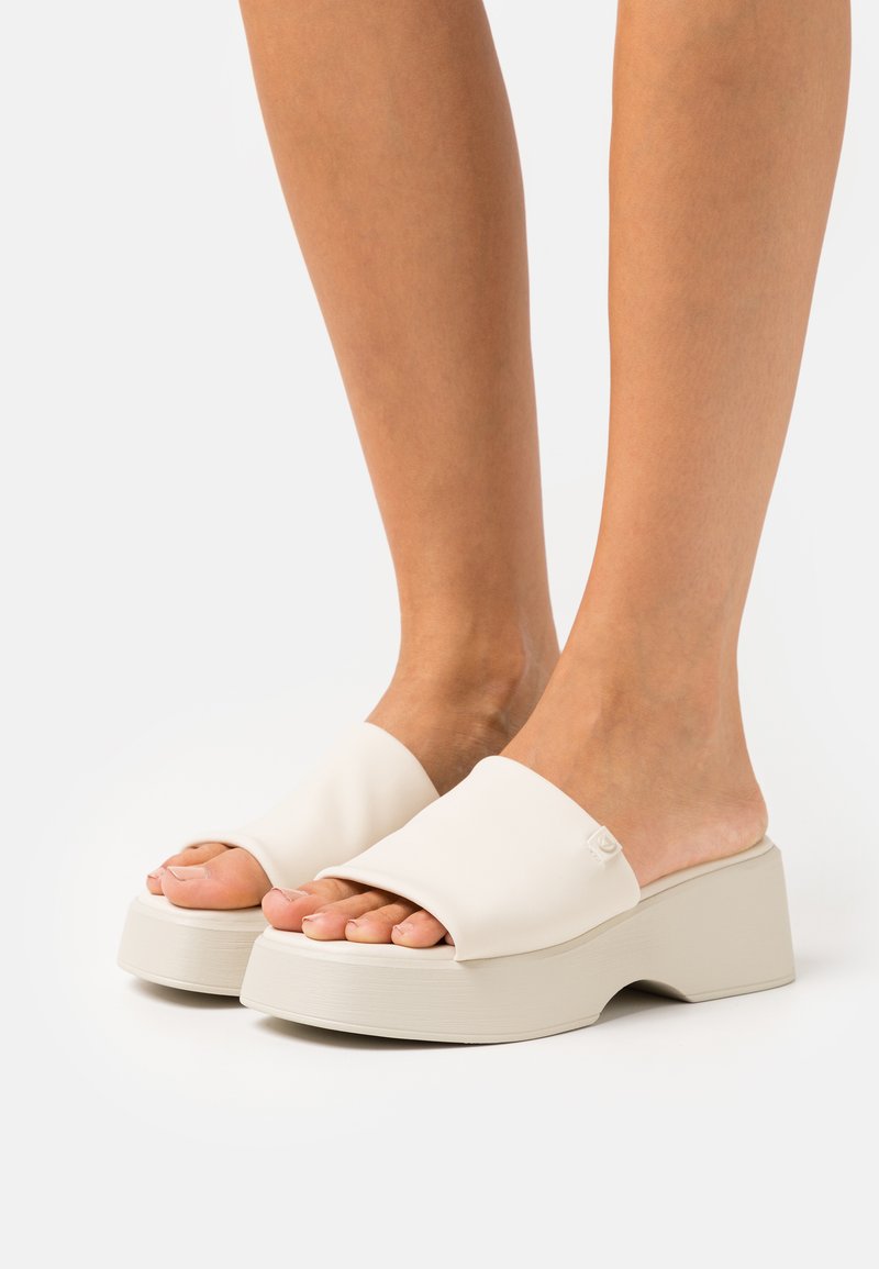 ALDO YASSU LIGHTWEIGHT Heeled mules other white/white Zalando.co.uk