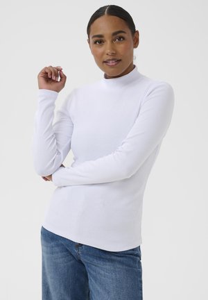 CARNA TURTLENECK - Bluză cu mânecă lungă - optical white