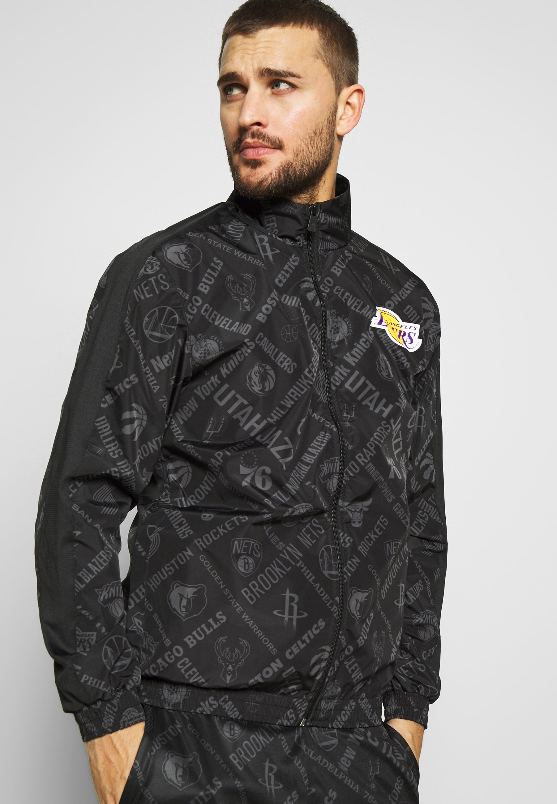 New Era NBA TRACK JACKET LOS ANGELES LAKERS adidas NBA Los Angeles Lakers On Court Track Jacket, Herren