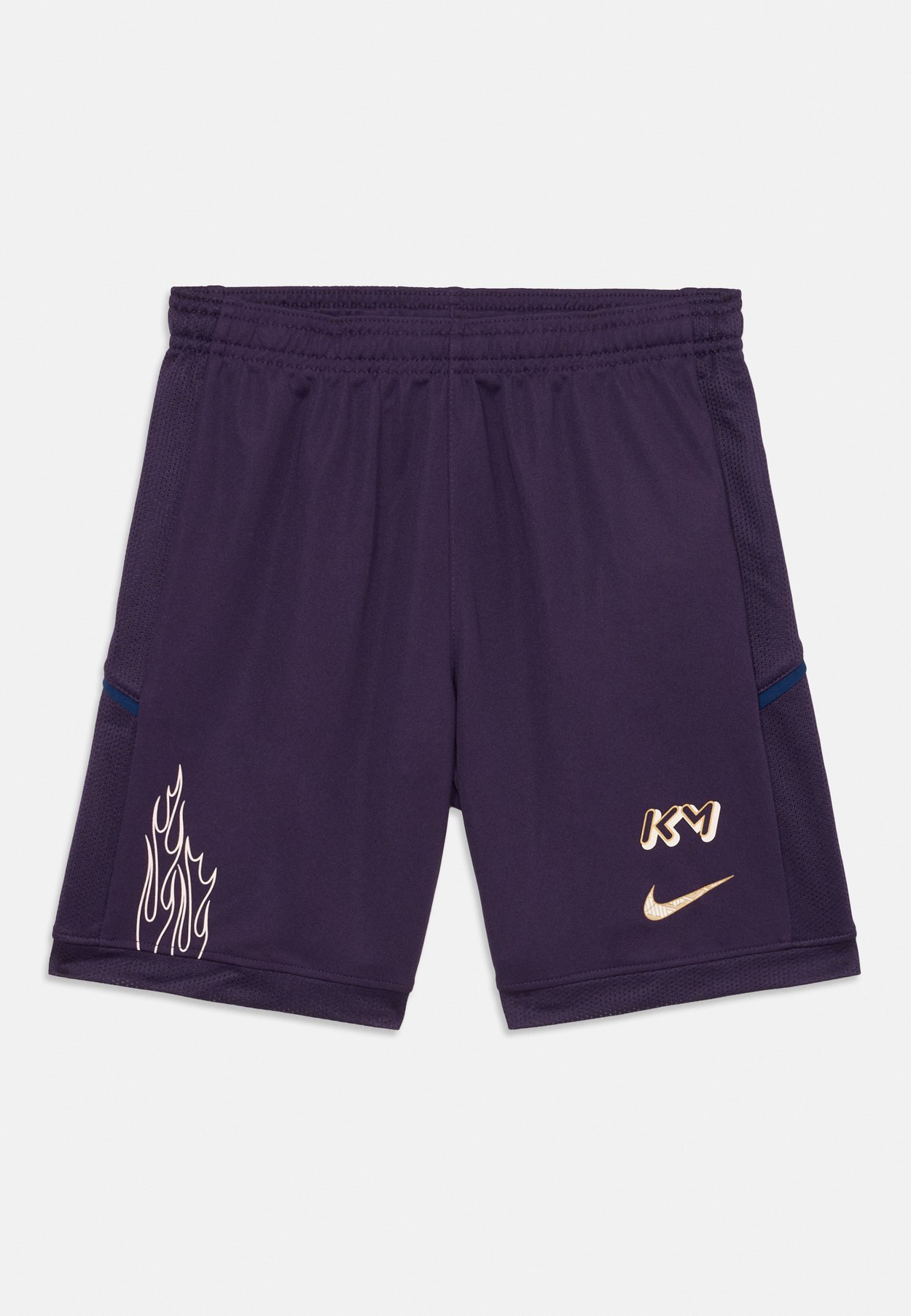 Nike KYLIAN MBAPPE UNISEX - Pantalón corto de deporte - grand purple/blue void/metallic gold coloured