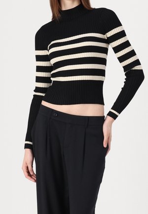 Strickpullover - black