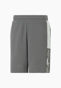 Puma - BLOCK 9 FT  - Šortai - cool dark gray white Miniatiūros vaizdas 1