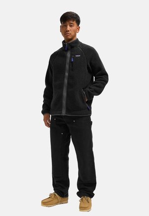 M S RETRO PILE JKT - Giacca in pile - black w forge grey