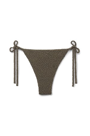BRASILIAN CRINKLE DUNE - Bikini-Hose - green