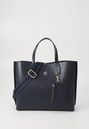 DISTINCT SATCHEL MONO SET - Bolso de mano - blue