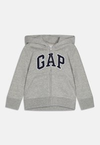 GAP - LOGO BOY - Cipzáras pulóver - light heather grey Miniatűr kép 1