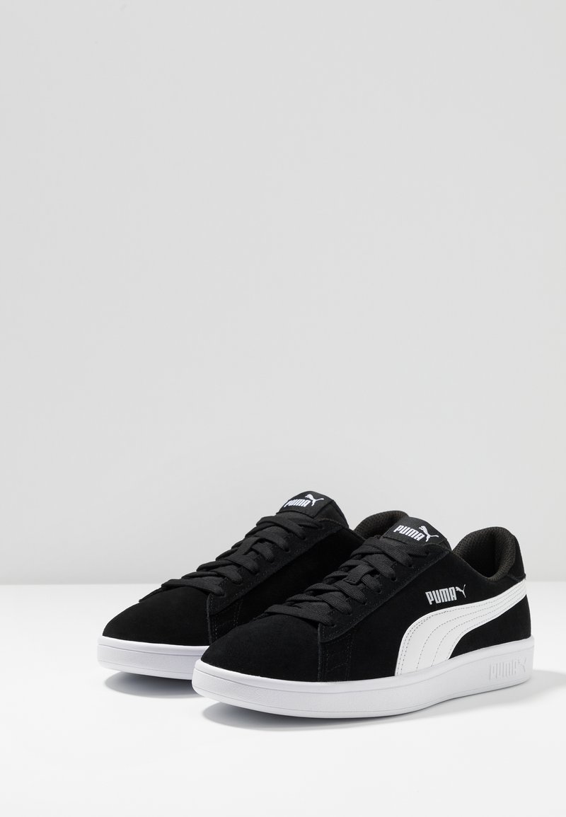 Puma SMASH UNISEX Zapatillas - black/white/silver/negro - Zalando.es