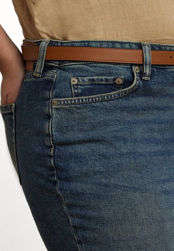 MID-RISE STRAIGHT ANKLE JEAN - Straight leg jeans - haze wash4