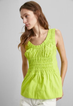 Proenza Schouler White Label GATHERED TANK - Pluus - green apple