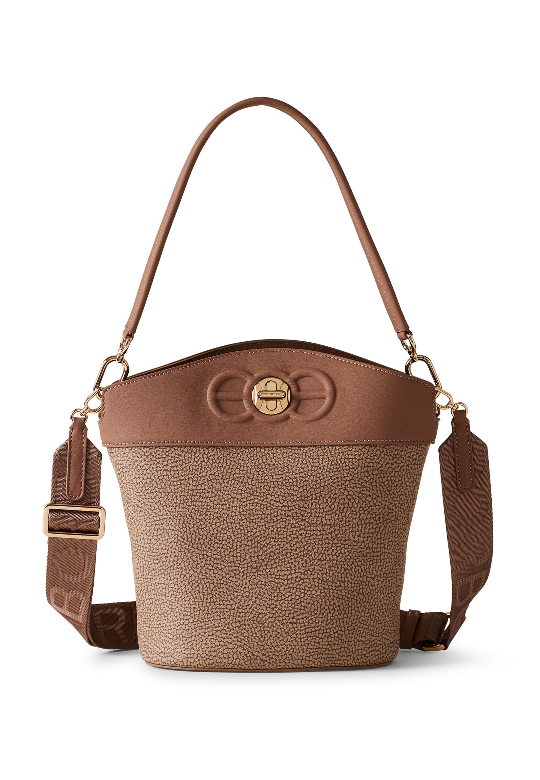 Borbonese Sac à main light brown/marron clair