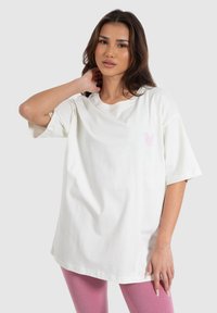 Smilodox PAYTON OVERSIZE - T-shirts print - creme