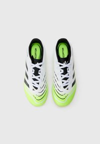 adidas Performance PREDATOR CLUB UNISEX - Turf football boots - white/core black/lucid lemon