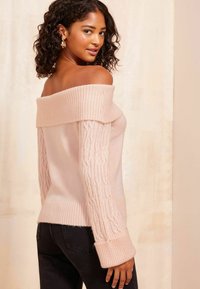 Friends Like These CABLE SLEEVE  PETITE - Pulover - pink