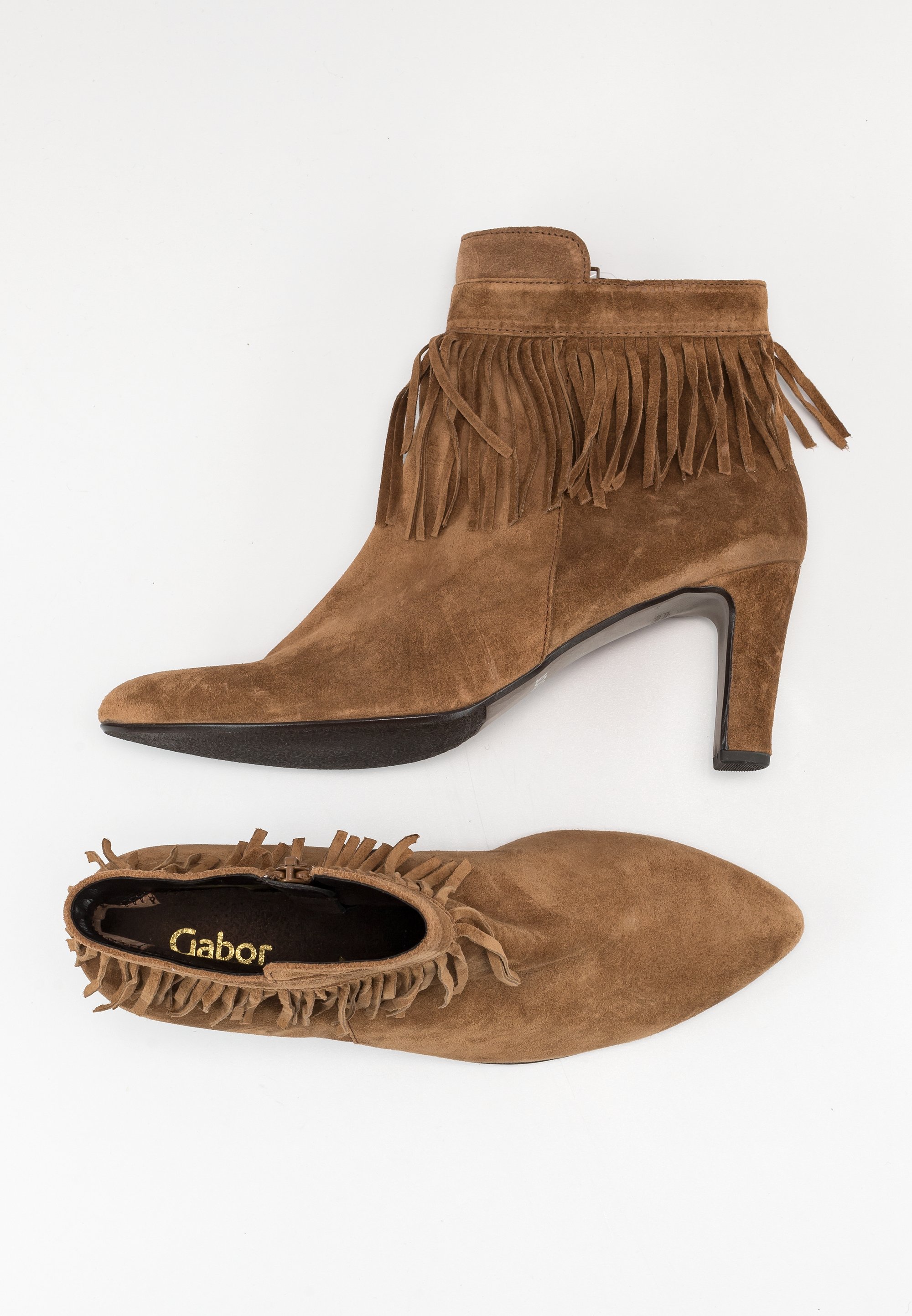 Ankle Boots Gabor Stiefel Bordeaux Suede Gabor Ankle Boots Zalando