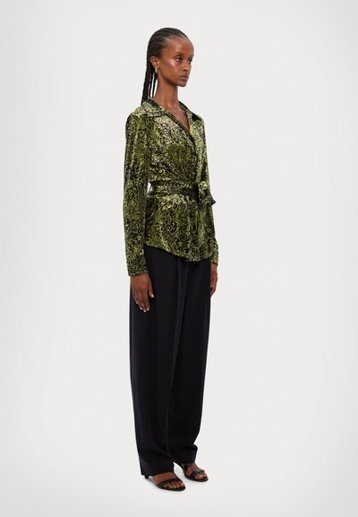 Diane von Furstenberg LARGARDE  - Gombos blúz - green