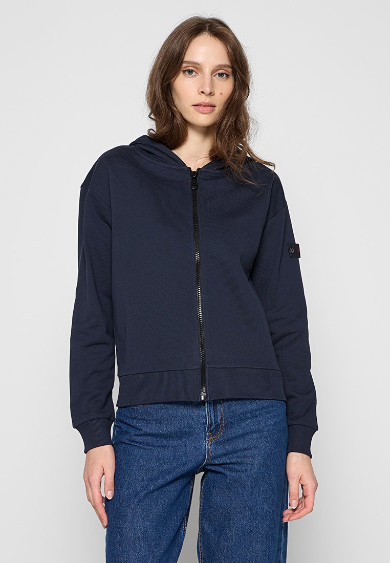 Peuterey Sweater met rits blauw