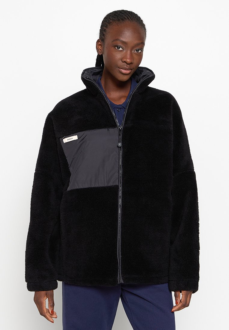 PANGAIA Fleecejacke schwarz