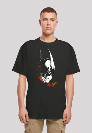 DC COMICS BATMAN ARKHAM BATS FACE - Print T-shirt - black