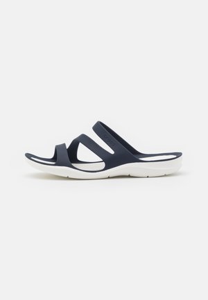 SWIFTWATER - Papucsszandálok - navy/white