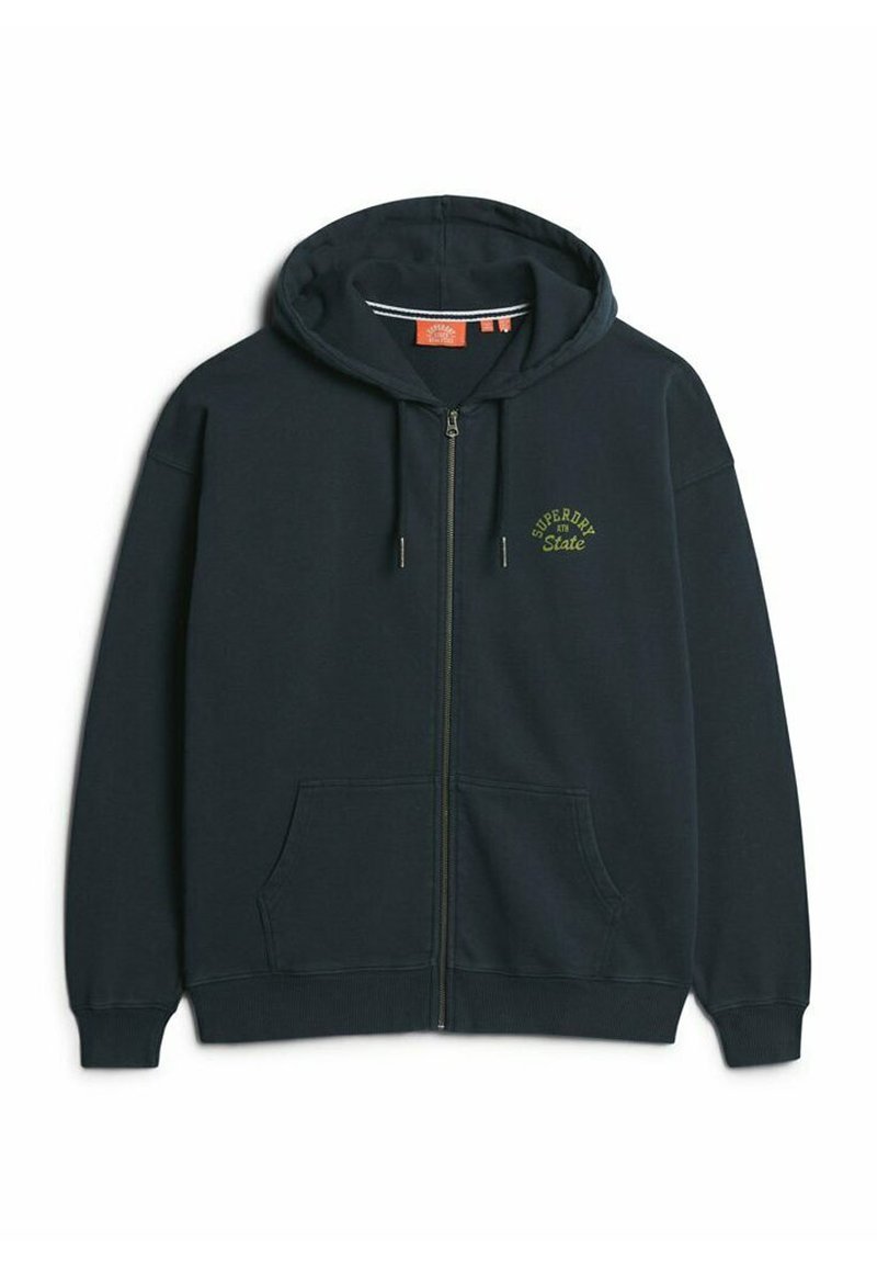 Superdry & Co Sweater met rits blauw