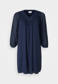 CARANINE LIFE V NECK KNEE DRESS - Robe de jour - naval academy