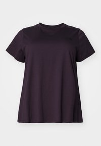 The North Face - SIMPLE DOME TEE - Pamata T-krekls - black currant purple Miniatūras attēls 1