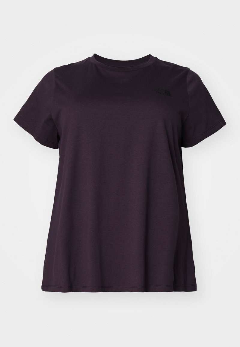 The North Face PLUS SIMPLE DOME TEE - Sports T-shirts - black currant purple