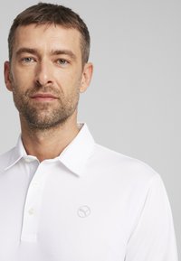Puma Golf PURE SOLID  - Polokošeľa - white glow