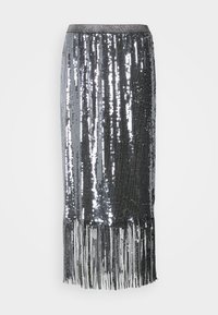 SEQUIN SKIRT - Kokerrok - asphalt