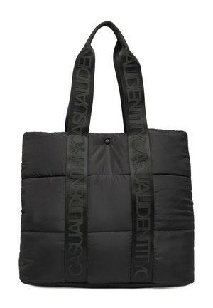 MIT LOGO-DETAILS - Shopping bag - schwarz