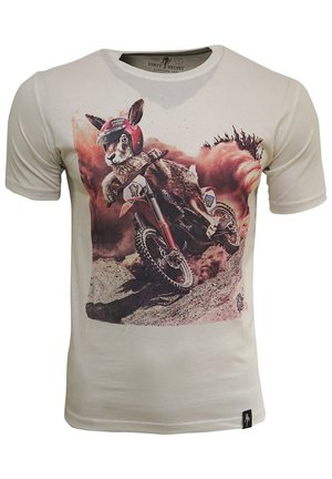 CROSS HARE - T-Shirt print - quicksilver