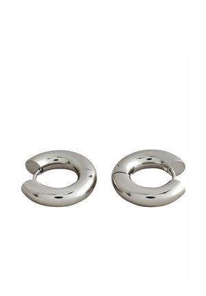 WATERPROOF CHUBBY HOOP - REGULAR FIT - Pendientes - silver tone