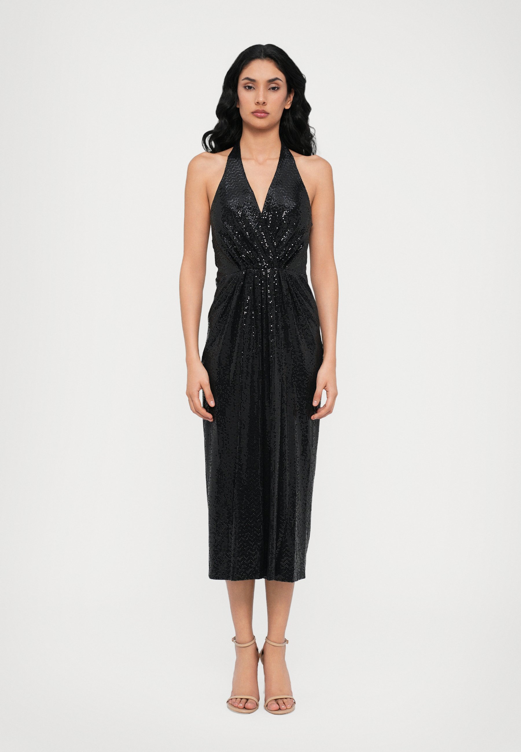 Halston LEONIE DISCO - Cocktail dress / Party dress - black - Zalando.co.uk