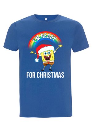 Henry Tiger SPONGEBOB SQUAREPANTS I'M READY FOR CHRISTMAS - T-shirt z nadrukiem