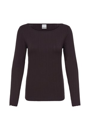 ICHI, IHCELLA LONG SLEEVE - Longsleeve - chocolate torte
