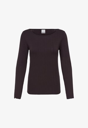 ICHI, IHCELLA LONG SLEEVE - Langarmshirt - chocolate torte