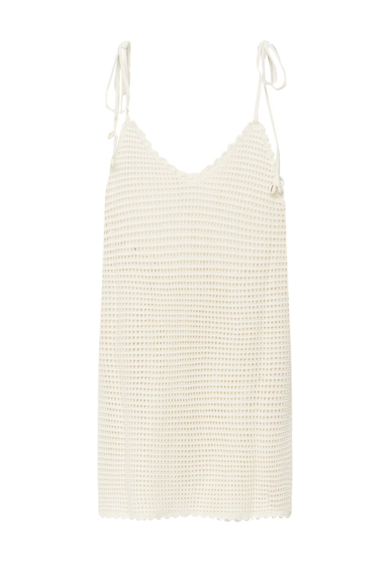 PULL&BEAR WITH SHELLS Strickkleid beige Zalando.at
